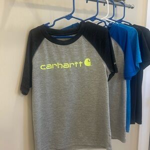 Boys Carhartt short sleeve t shirts size 7